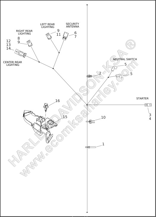 WIRING HARNESS, MAIN, NON-ABS (2 OF 4)